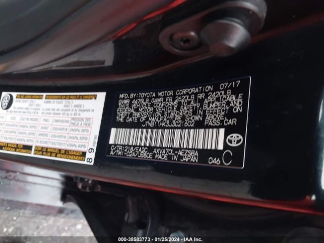 Photo 8 VIN: JTNB11HK3J3021602 - TOYOTA CAMRY 