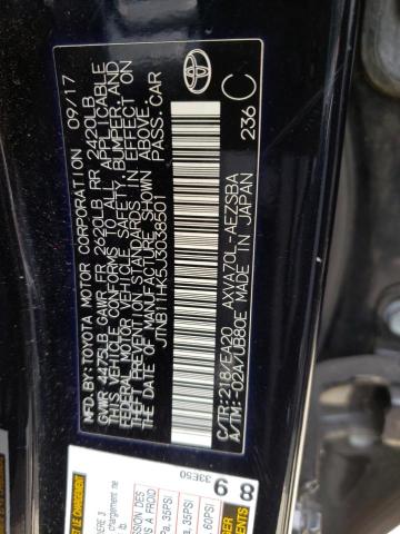 Photo 11 VIN: JTNB11HK5J3038501 - TOYOTA CAMRY L 