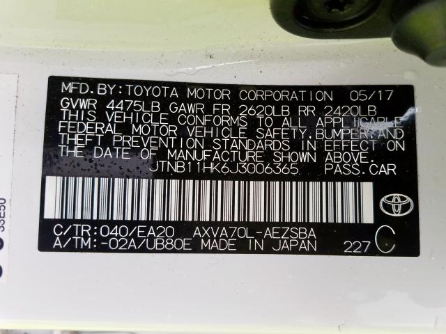 Photo 9 VIN: JTNB11HK6J3006365 - TOYOTA CAMRY 