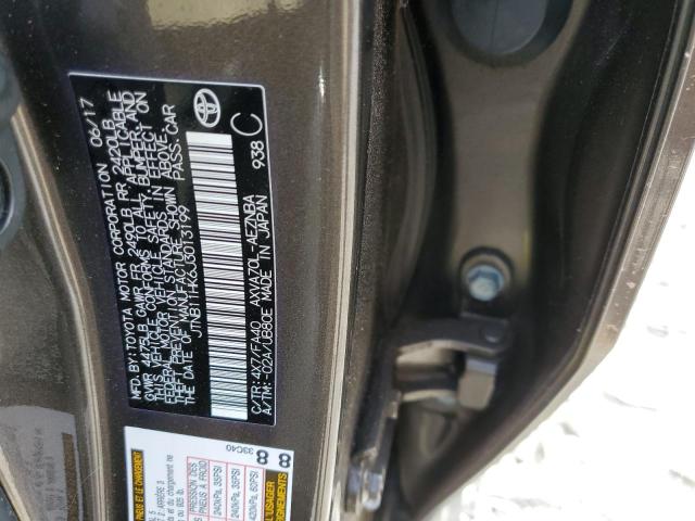 Photo 12 VIN: JTNB11HK6J3013199 - TOYOTA CAMRY L 