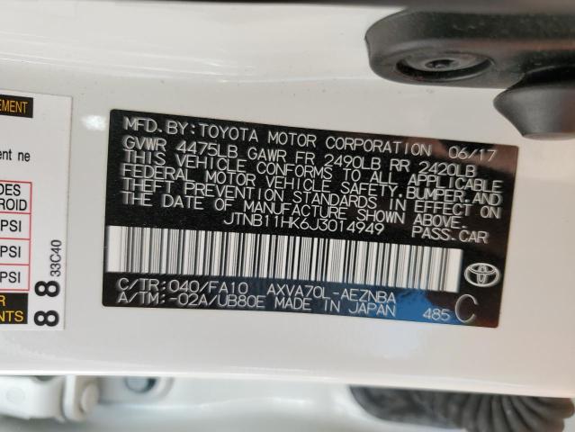 Photo 12 VIN: JTNB11HK6J3014949 - TOYOTA CAMRY L 