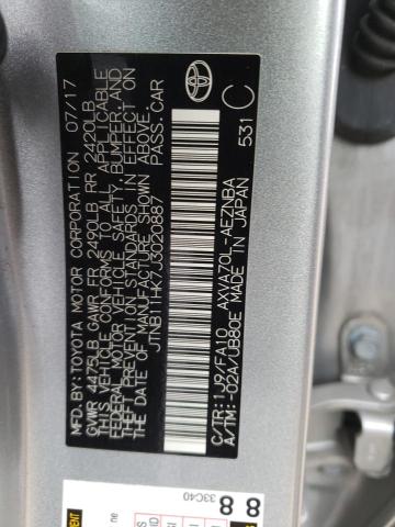 Photo 11 VIN: JTNB11HK7J3020887 - TOYOTA CAMRY 