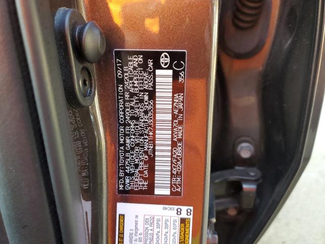 Photo 11 VIN: JTNB11HK7J3035356 - TOYOTA CAMRY L 