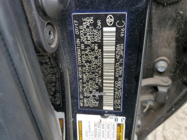 Photo 11 VIN: JTNB11HK9J3023094 - TOYOTA CAMRY L 