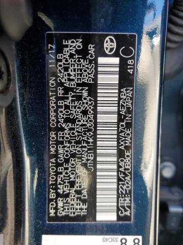 Photo 11 VIN: JTNB11HK9J3049937 - TOYOTA CAMRY L 