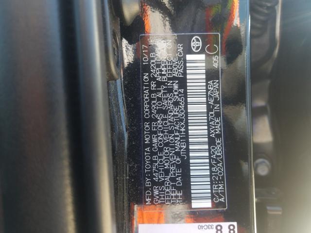 Photo 9 VIN: JTNB11HKXJ3046514 - TOYOTA CAMRY L 