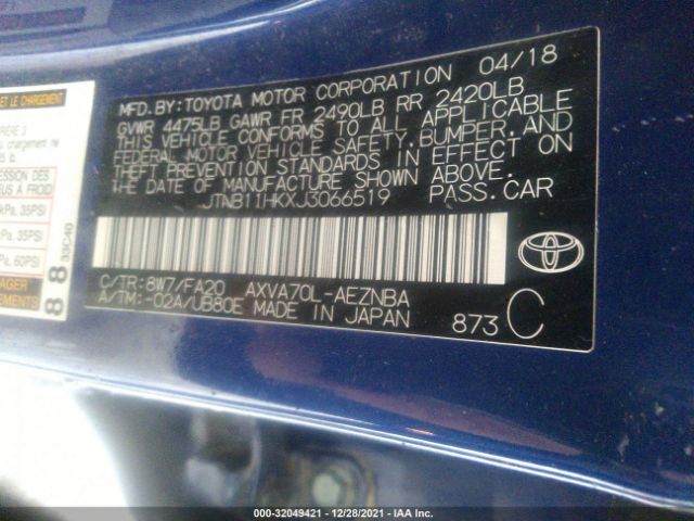 Photo 8 VIN: JTNB11HKXJ3066519 - TOYOTA CAMRY 