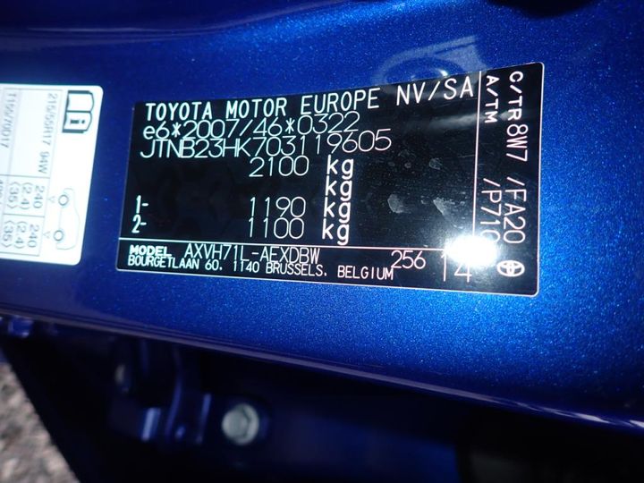 Photo 20 VIN: JTNB23HK703119605 - TOYOTA CAMRY 