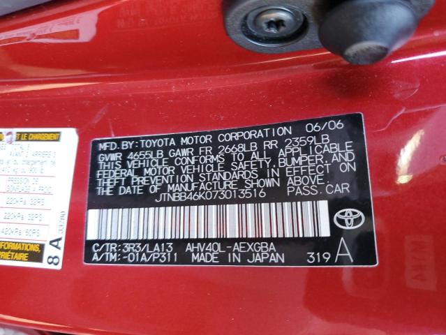 Photo 11 VIN: JTNBB46K073013516 - TOYOTA CAMRY 