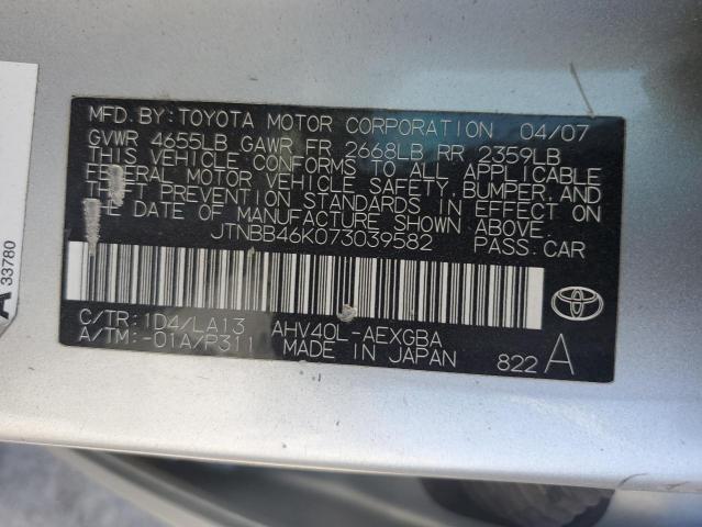 Photo 11 VIN: JTNBB46K073039582 - TOYOTA CAMRY 