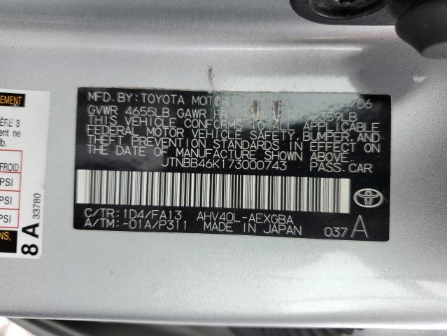 Photo 11 VIN: JTNBB46K173000743 - TOYOTA CAMRY HYBR 