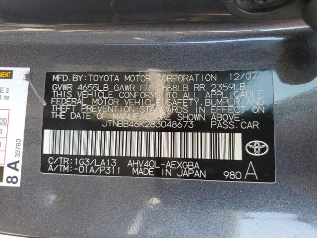 Photo 11 VIN: JTNBB46K283048673 - TOYOTA CAMRY 