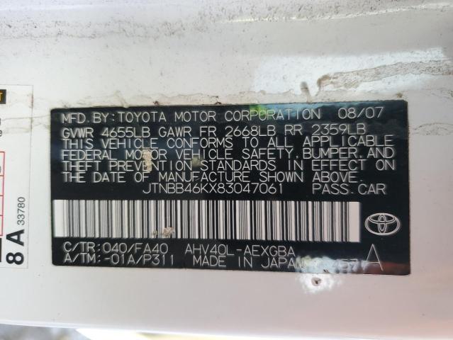 Photo 11 VIN: JTNBB46KX83047061 - TOYOTA CAMRY 