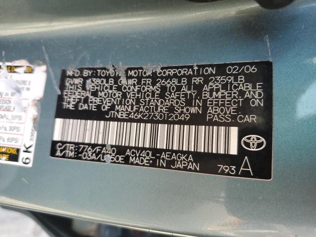 Photo 11 VIN: JTNBE46K273012049 - TOYOTA CAMRY 