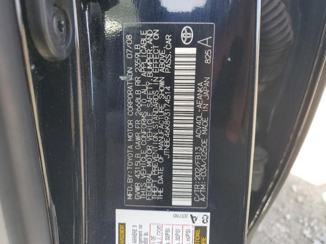 Photo 12 VIN: JTNBE46K893174514 - TOYOTA CAMRY BASE 