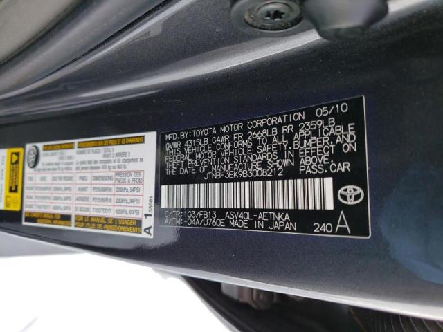 Photo 11 VIN: JTNBF3EK9B3008212 - TOYOTA CAMRY BASE 