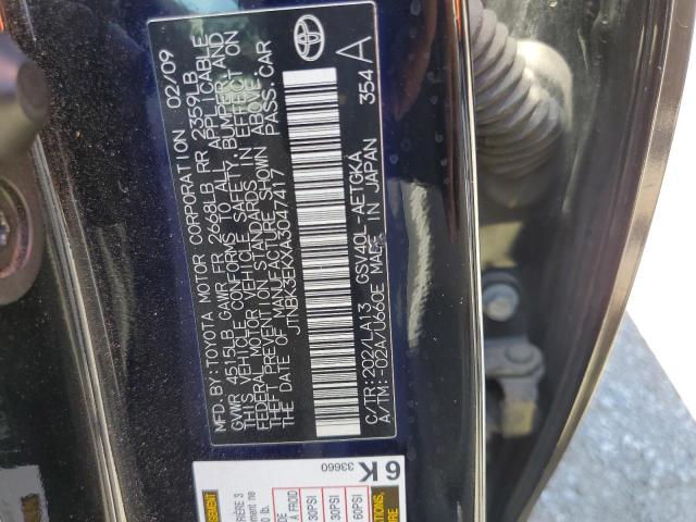 Photo 11 VIN: JTNBK3EKXA3047417 - TOYOTA CAMRY SE 