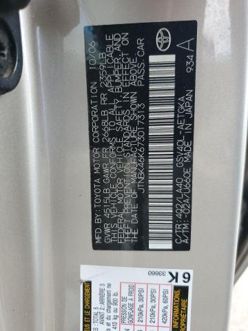 Photo 11 VIN: JTNBK46K673017313 - TOYOTA CAMRY LE 