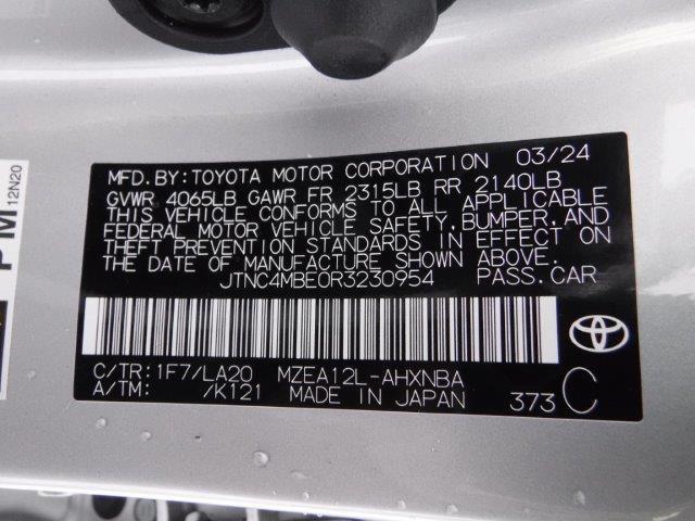 Photo 11 VIN: JTNC4MBE0R3230954 - TOYOTA COROLLA XS 