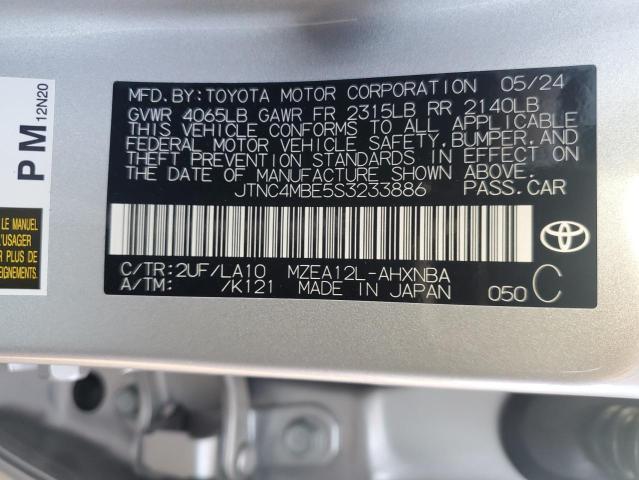 Photo 11 VIN: JTNC4MBE5S3233886 - TOYOTA COROLLA XS 