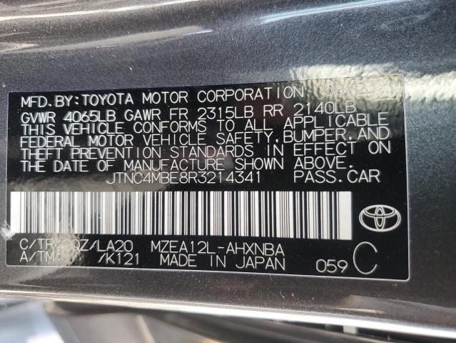 Photo 12 VIN: JTNC4MBE8R3214341 - TOYOTA COROLLA XS 