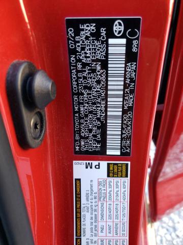 Photo 12 VIN: JTND4MBE1M3105863 - TOYOTA COROLLA SE 