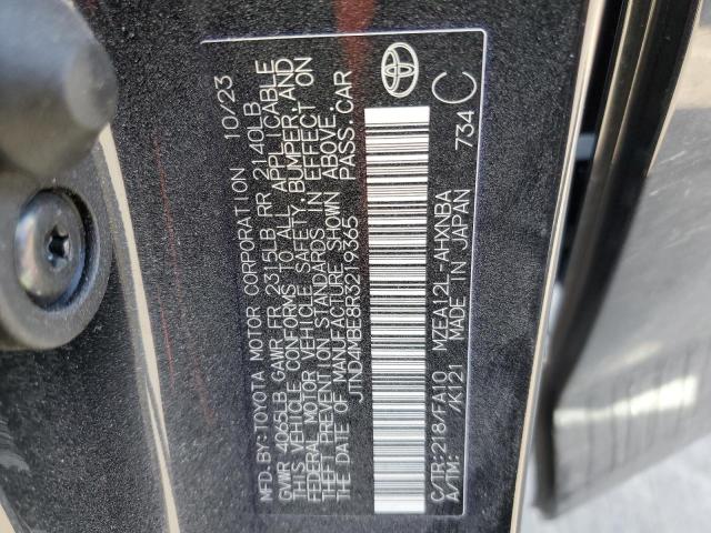 Photo 12 VIN: JTND4MBE8R3219365 - TOYOTA COROLLA SE 