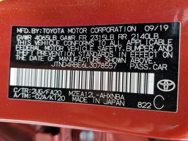 Photo 11 VIN: JTND4RBE6L3078557 - TOYOTA COROLLA 