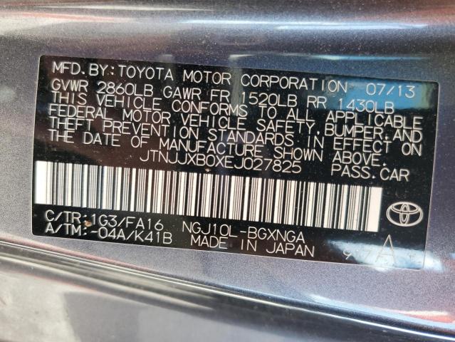 Photo 12 VIN: JTNJJXB0XEJ027825 - TOYOTA SCION IQ 