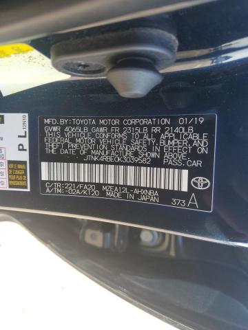 Photo 11 VIN: JTNK4RBE0K3039582 - TOYOTA COROLLA SE 