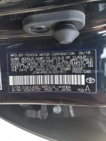 Photo 12 VIN: JTNK4RBE2K3001917 - TOYOTA COROLLA 