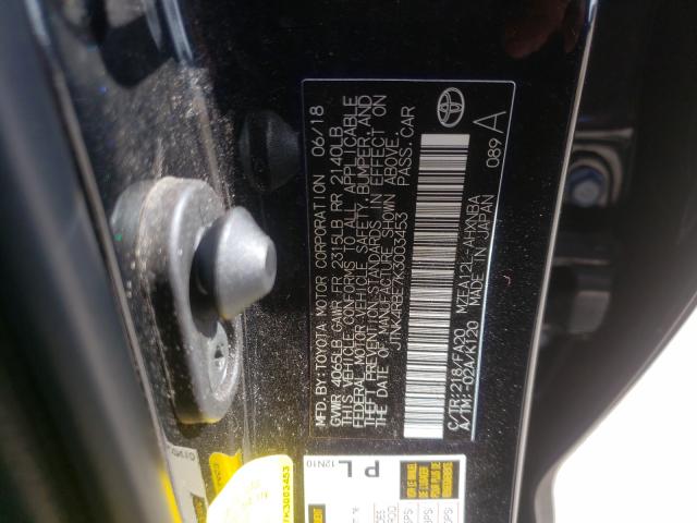 Photo 9 VIN: JTNK4RBE7K3003453 - TOYOTA COROLLA SE 