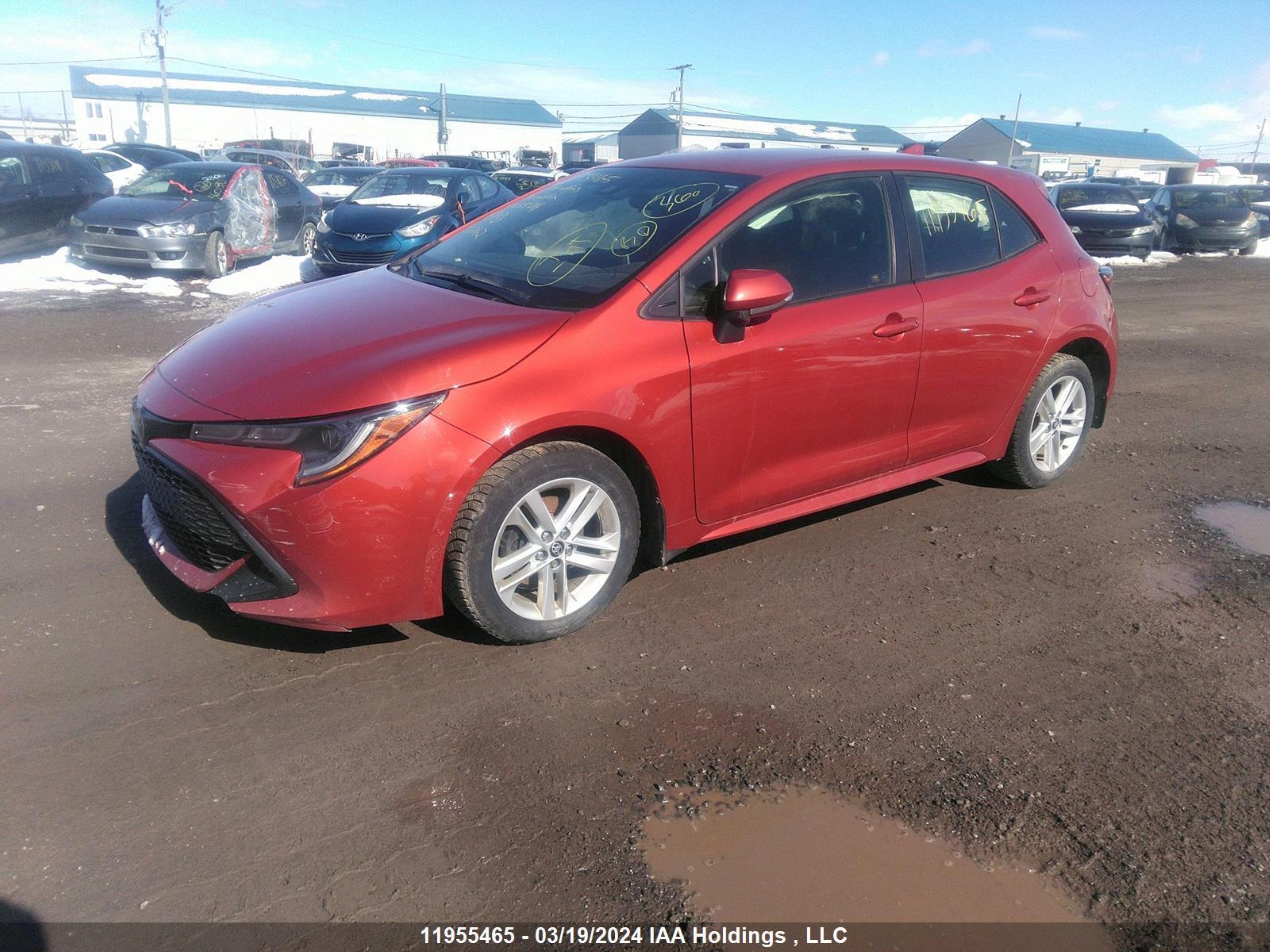 Photo 1 VIN: JTNK4RBE7K3055214 - TOYOTA COROLLA 