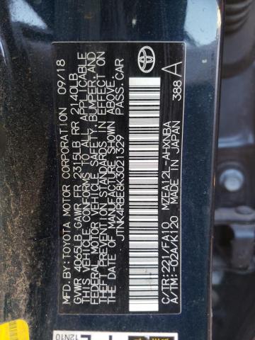 Photo 9 VIN: JTNK4RBE8K3021329 - TOYOTA COROLLA SE 