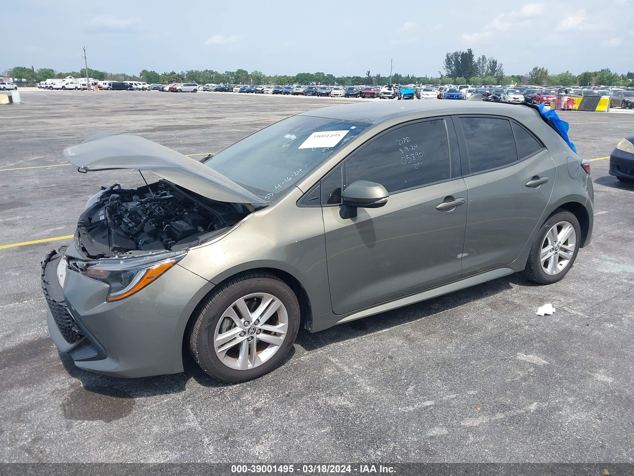 Photo 1 VIN: JTNK4RBE8K3058901 - TOYOTA COROLLA 