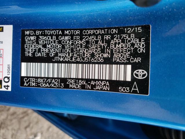 Photo 9 VIN: JTNKARJE4GJ516236 - TOYOTA SCION IM 