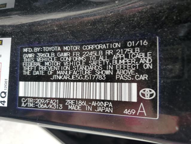 Photo 11 VIN: JTNKARJE5GJ517783 - TOYOTA SCION 