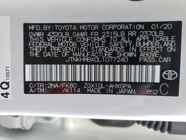 Photo 9 VIN: JTNKHMBX0L1077240 - TOYOTA C-HR XLE 