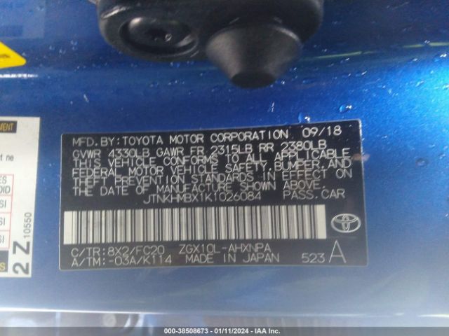 Photo 8 VIN: JTNKHMBX1K1026084 - TOYOTA C-HR 