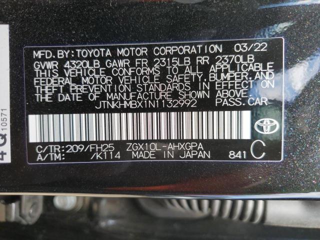 Photo 9 VIN: JTNKHMBX1N1132992 - TOYOTA C-HR XLE 