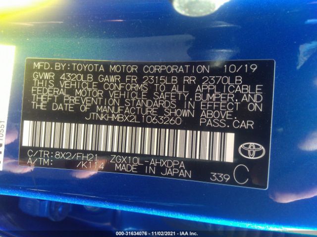 Photo 8 VIN: JTNKHMBX2L1063260 - TOYOTA C-HR 