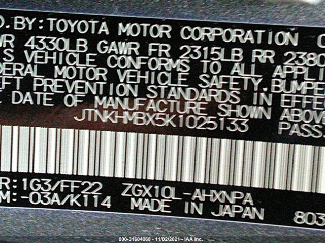 Photo 8 VIN: JTNKHMBX5K1025133 - TOYOTA C-HR 