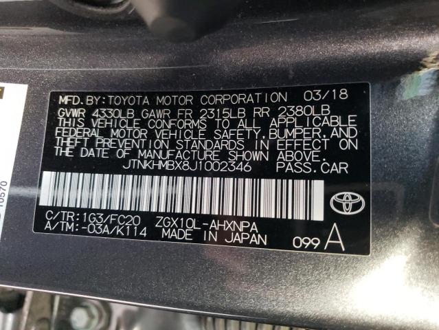 Photo 12 VIN: JTNKHMBX8J1002346 - TOYOTA C-HR XLE 