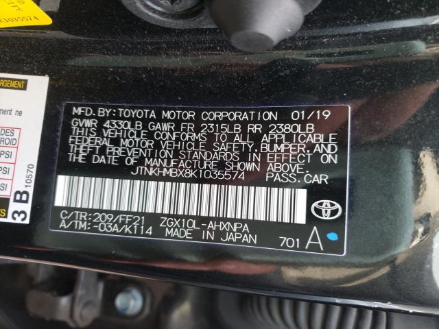 Photo 9 VIN: JTNKHMBX8K1035574 - TOYOTA C-HR XLE 