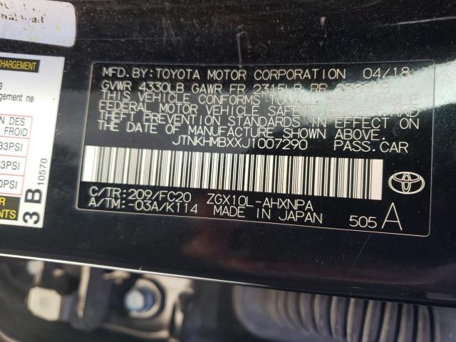 Photo 9 VIN: JTNKHMBXXJ1007290 - TOYOTA C-HR XLE 