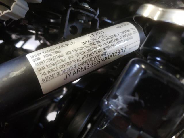 Photo 9 VIN: JYARM32E5NA002832 - YAMAHA MT07 