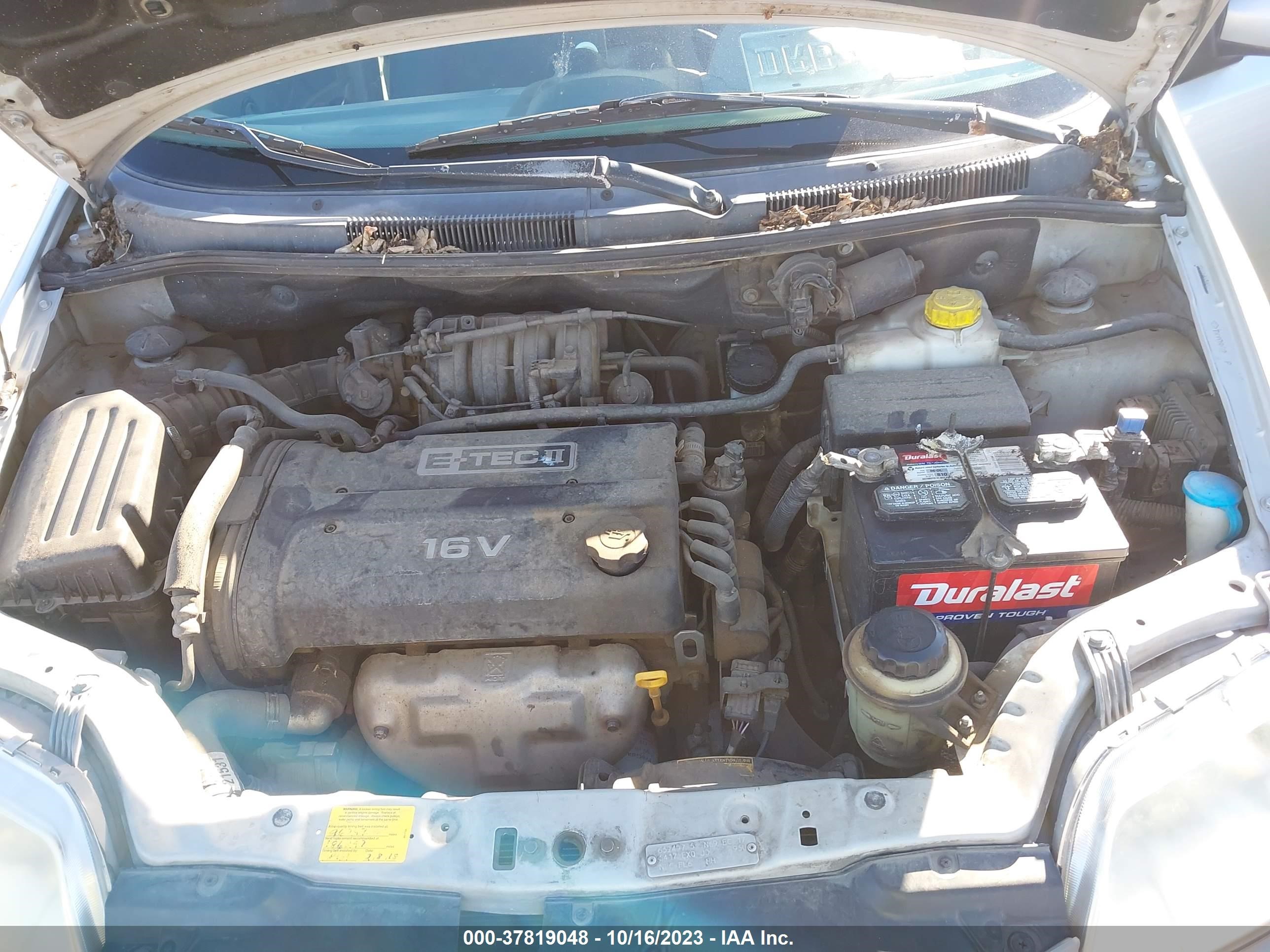 Photo 9 VIN: KL1TD526X5B322373 - CHEVROLET AVEO 