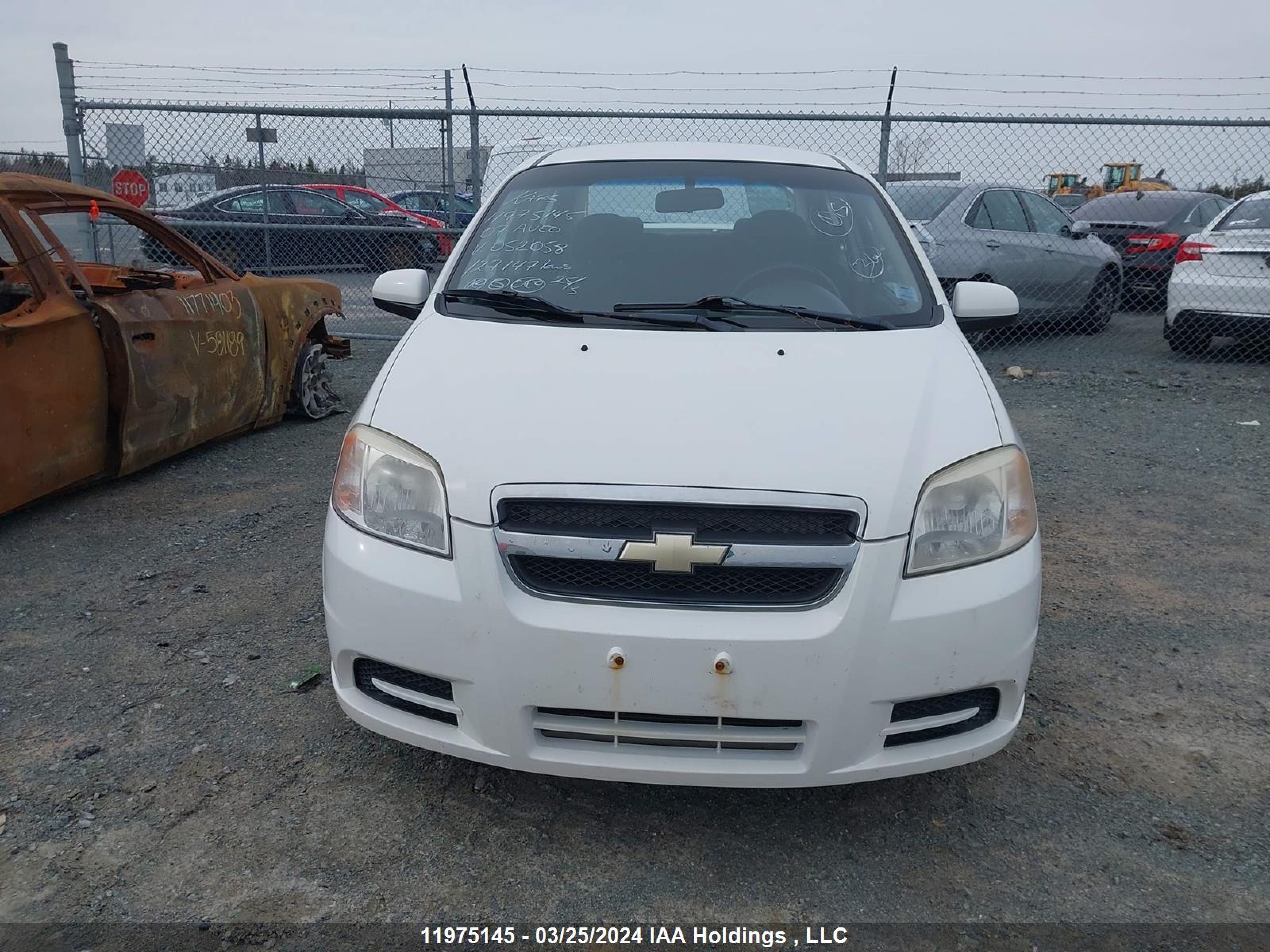 Photo 12 VIN: KL1TD55617B052058 - CHEVROLET AVEO 