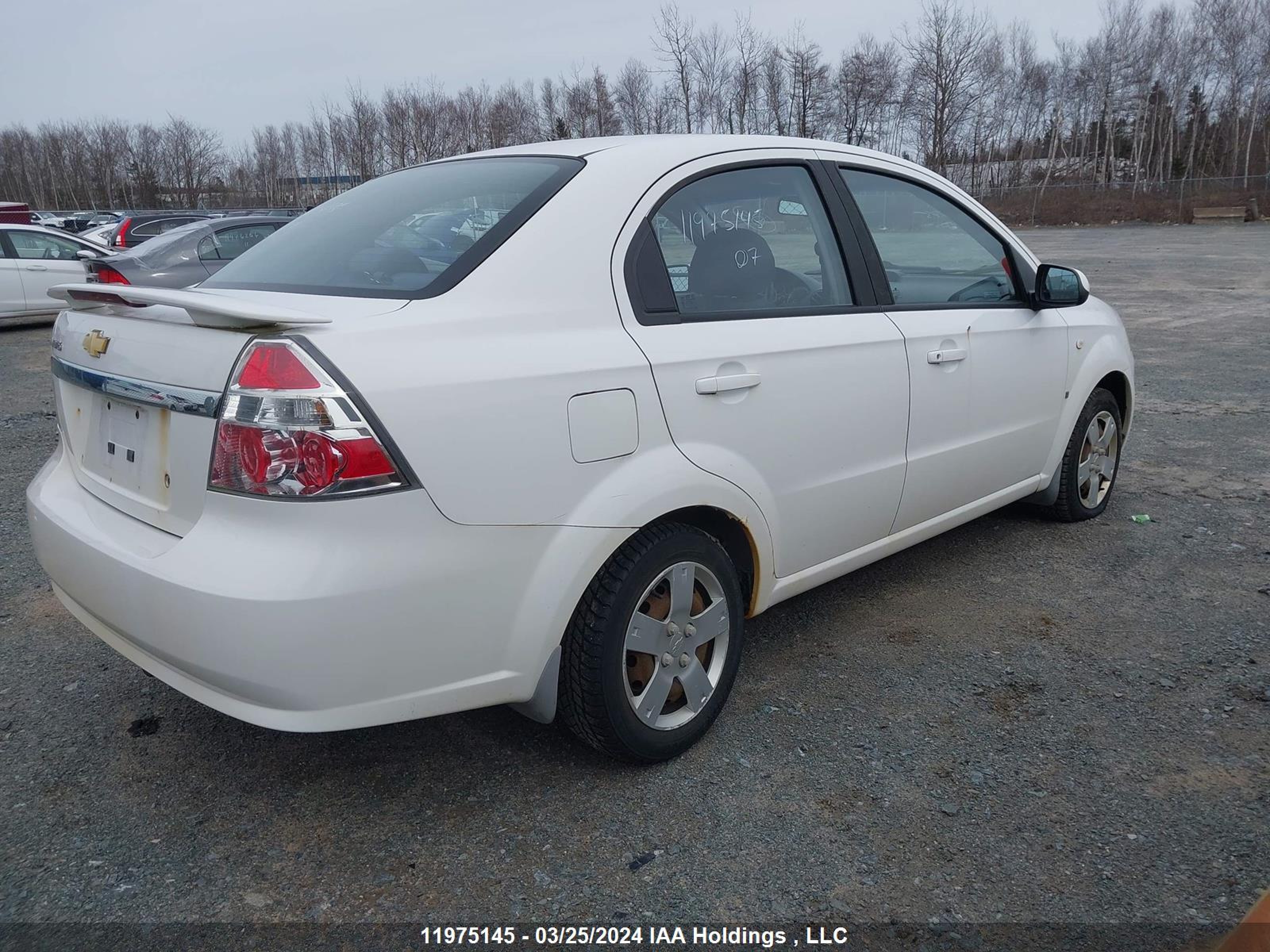 Photo 3 VIN: KL1TD55617B052058 - CHEVROLET AVEO 