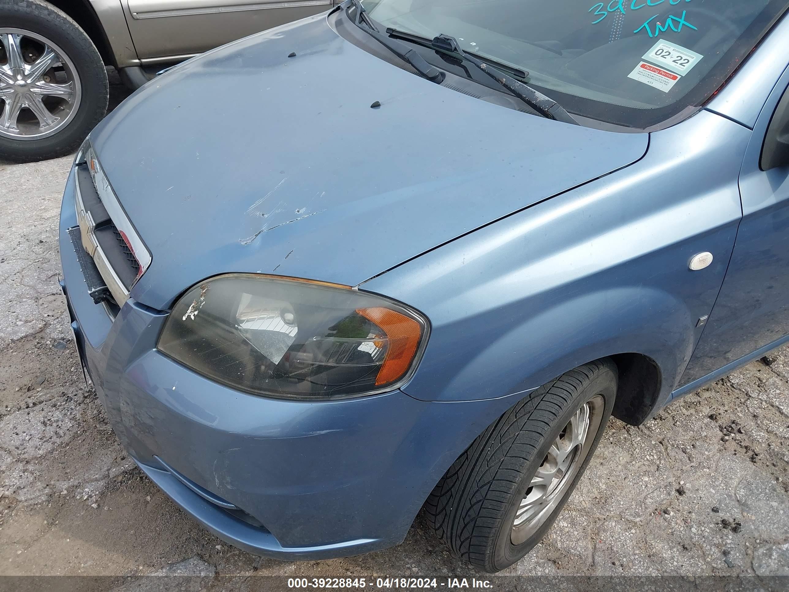 Photo 12 VIN: KL1TD56697B105569 - CHEVROLET AVEO 